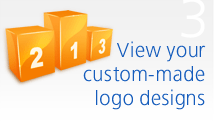 View your custom-made logo designs