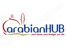 Real estate / mortgage - Arabian Hub Dubai logo design